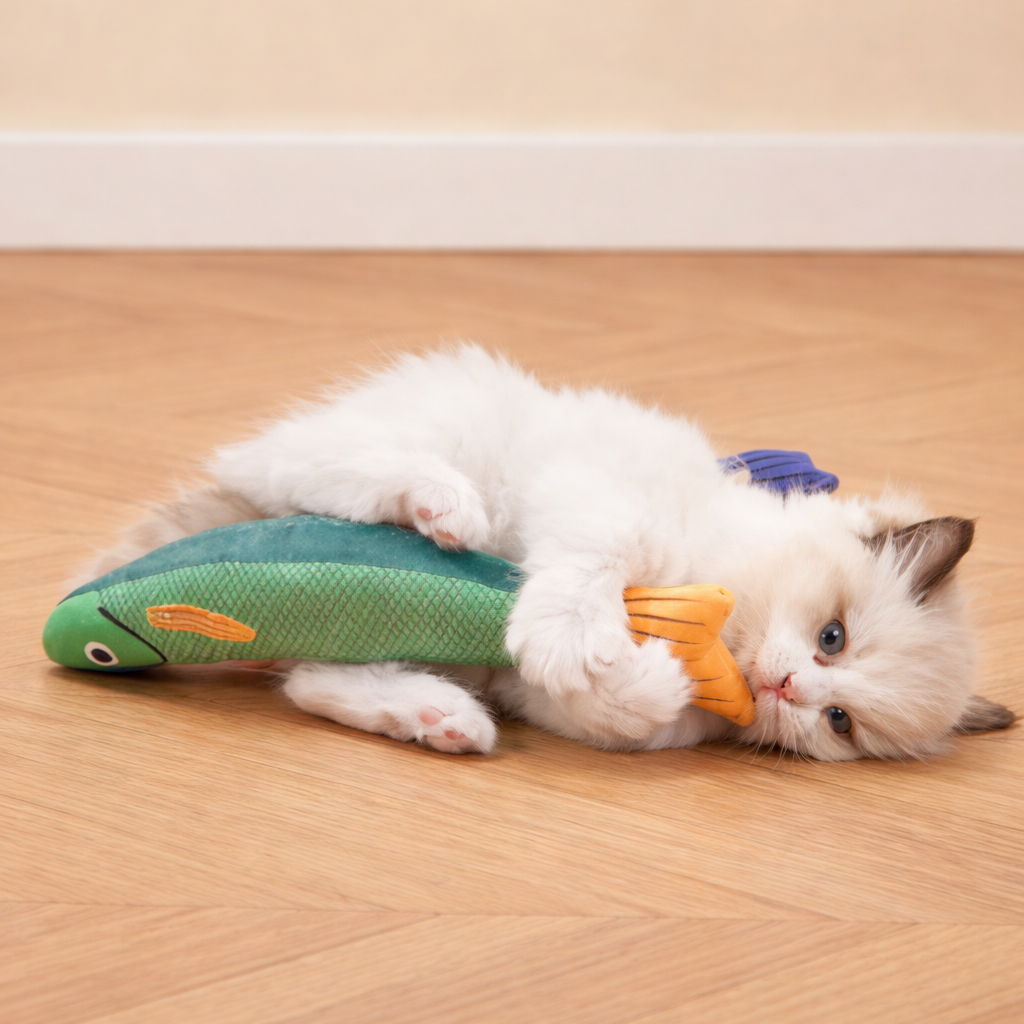 Calming Catnip Fish Toy