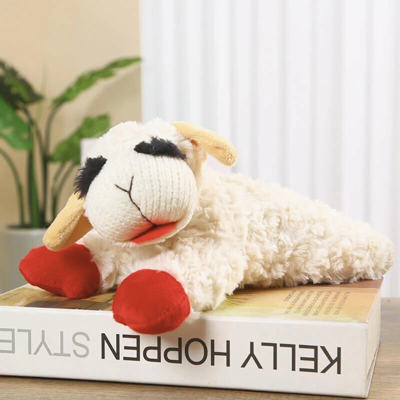 Indestructible Squeaky Sheep Dog Toy