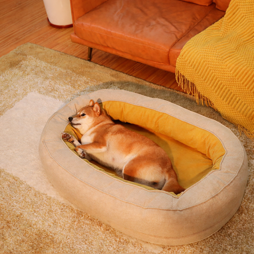 Cozy Donut Dog Bed